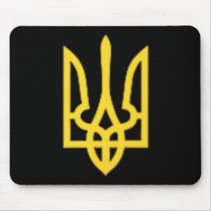 Ukraine Trident - Ukrainian Tryzub Symbol  Mouse Pad