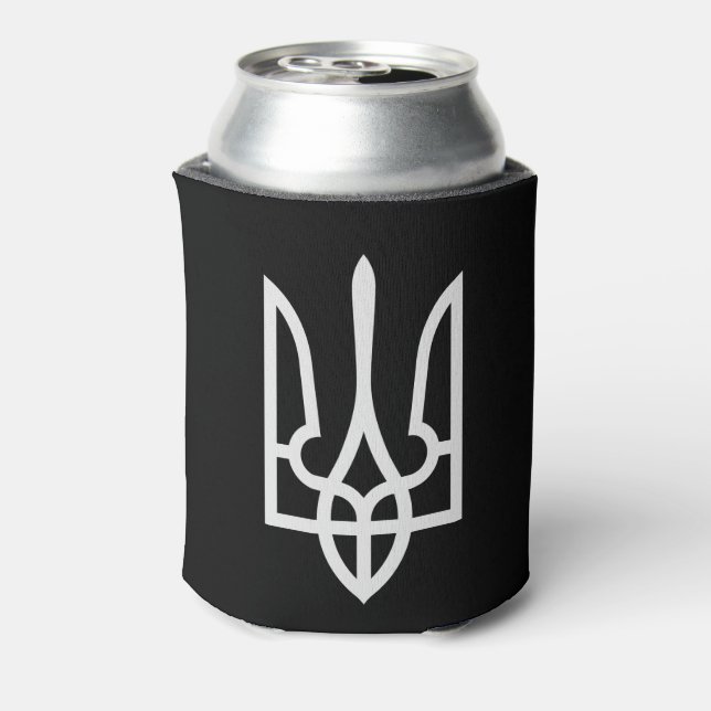 Ukraine Tryzub Can Cooler (Can Back)