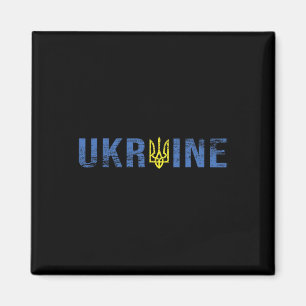 Ukraine Tryzub Shirt Trident Zelensky Military Emb Magnet