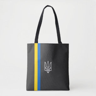 Ukraine Tryzub Tote Bag