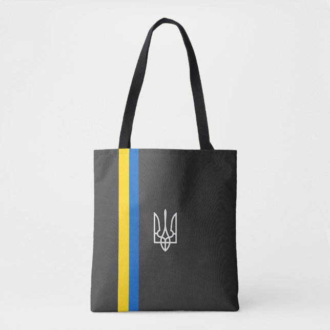Ukraine Tryzub Tote Bag (Front)