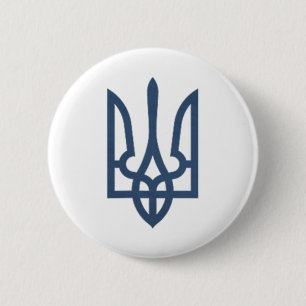 Ukraine Tryzub Zelensky Shirt Military Trident Ins 6 Cm Round Badge