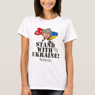 Ukraine Turkey Volodymyr Zelensky Stand With Ukrai T-Shirt
