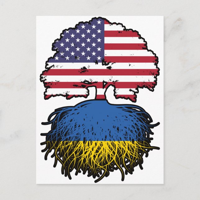 Ukraine Ukrainian American USA United States Postcard (Front)