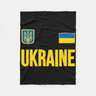 Ukraine Ukrainian Flag 2  Fleece Blanket