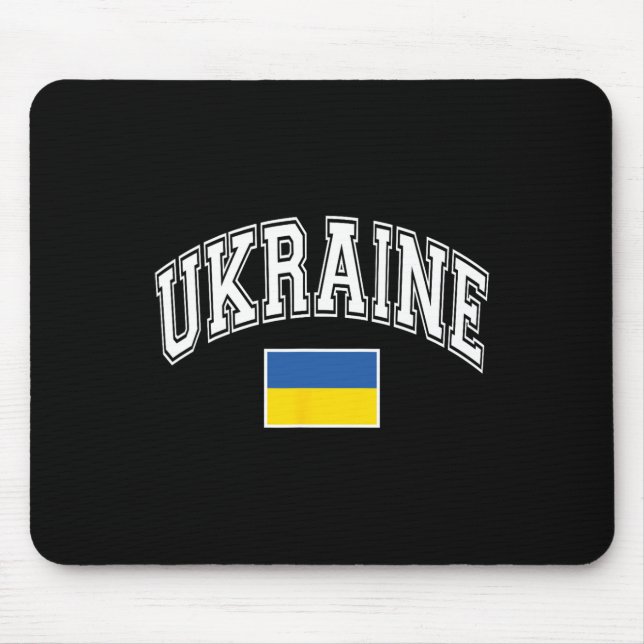 Ukraine Ukrainian Flag Graphic 2  Mouse Pad (Front)