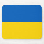 Ukraine (Ukrainian) Flag Mouse Pad<br><div class="desc">Customisable World Flag Products - Please feel free to add your own text.</div>