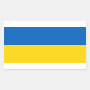 Ukraine – Ukrainian Flag Rectangular Sticker
