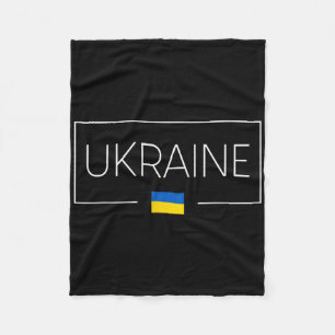 Ukraine Ukrainian Flag Zelensky Tryzub Military Em Fleece Blanket