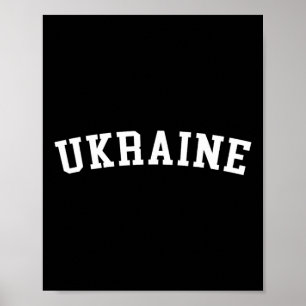 Ukraine Ukrainian Flag Zelensky Tryzub Military Em Poster