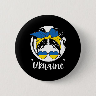 Ukraine Ukrainian Girl2 6 Cm Round Badge