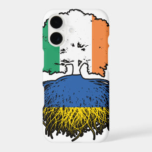 Ukraine Ukrainian Irish Ireland Tree Roots Flag
