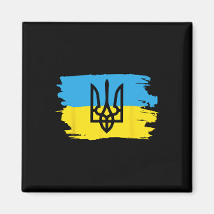 Ukraine Ukrainian Kiew Trysub Flag 17 Magnet