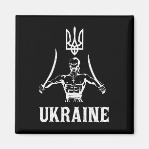 Ukraine Ukrainian Kiew Trysub Flag 8 Magnet