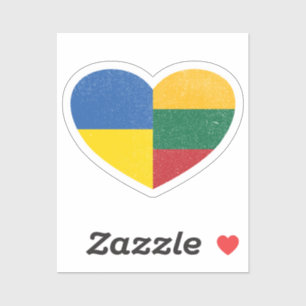 Ukraine Ukrainian Lithuania Lithuanian Heart Love