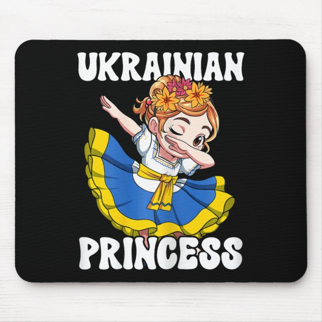 Ukraine Ukrainian Princess  Mouse Pad (Front)