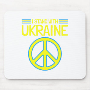 Ukraine Ukrainian Support Anti-war I Stand With Uk Mouse Pad