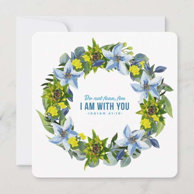 Ukraine Ukrainian Wreath Flowers Faith Hope (Front)