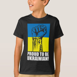 Ukraine Ukrainians Ukrainian Kiev Trysub Flag 14  T-Shirt