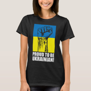 Ukraine Ukrainians Ukrainian Kiev Trysub Flag 14  T-Shirt