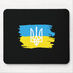 Ukraine Ukrainians Ukrainian Kiev Trysub Flag 3 Mouse Pad