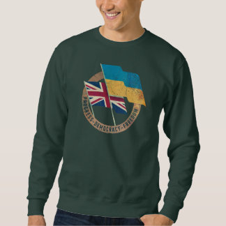 Ukraine-United Kingdom Friendship Emblem Sweatshirt