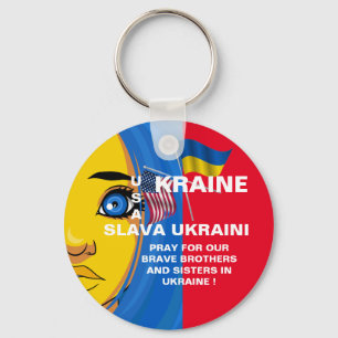 UKRAINE USA    KEY RING