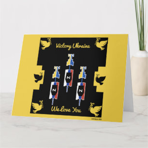 Ukraine war victory card