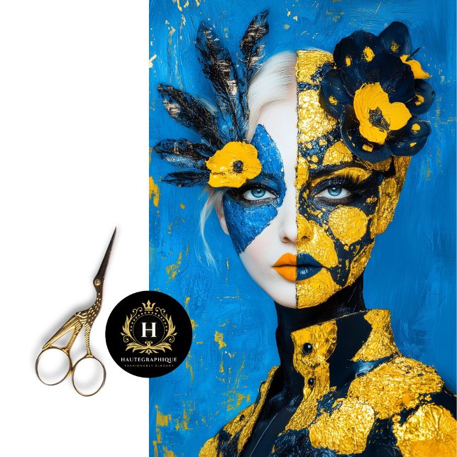 Ukraine Warrior Goddess Politcal Activism Tissue Paper (Creator Uploaded)