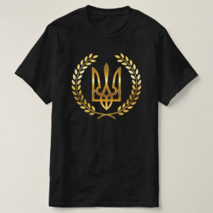 Ukraine Warrior Golden Trident T-Shirt