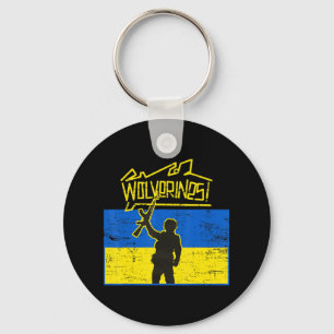 Ukraine  Wolverines  Key Ring