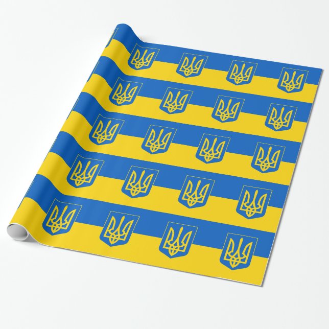 Ukraine Wrapping Paper (Unrolled)