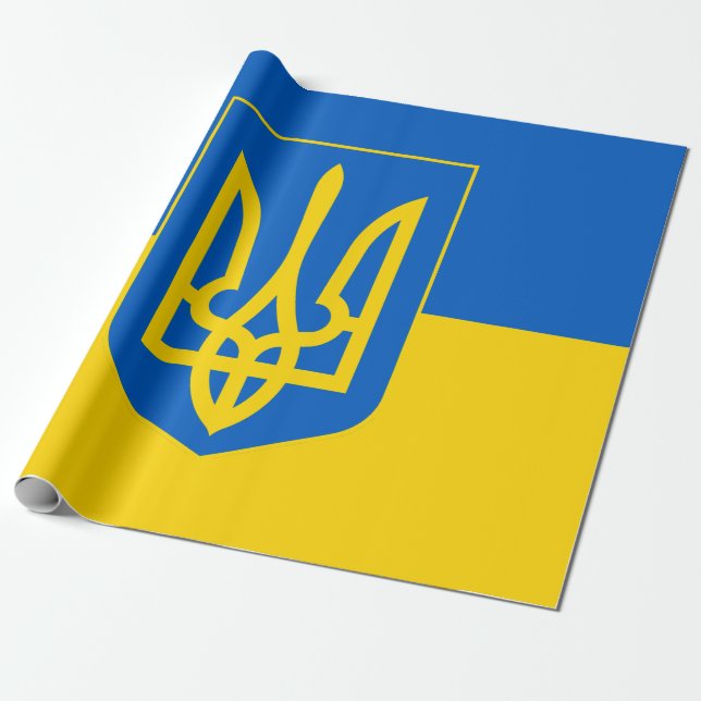 Ukraine Wrapping Paper (Unrolled)