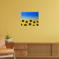 Ukraine yellow blue geometry mesh pattern Flowers