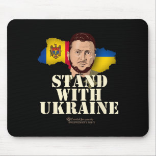 Ukraine Zelensky Flags Of Republic Of Moldova And Mouse Pad