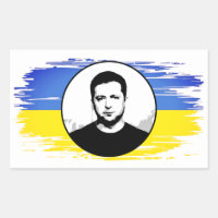 Ukraine Zelenskyy blue yellow flag