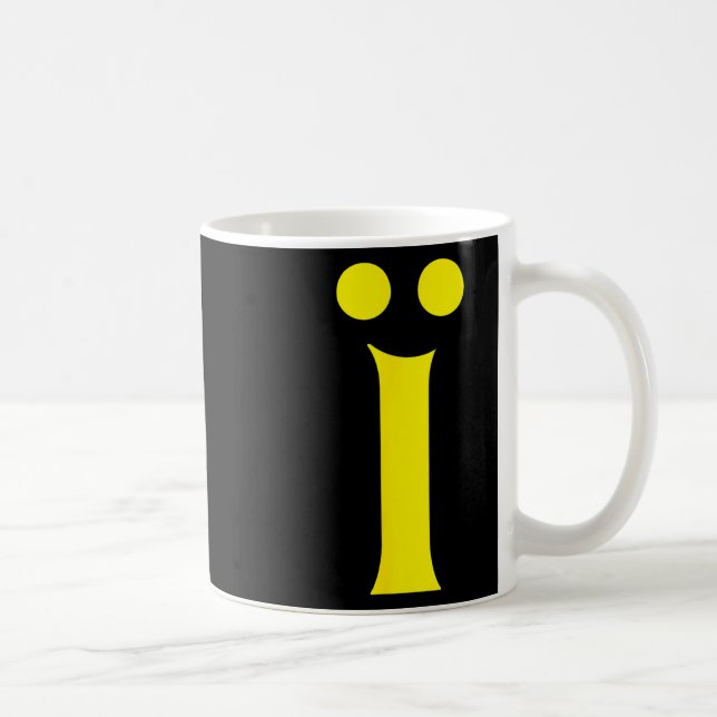 Ukrainian Alphabet Initial Letter Ukraine Funny Hu Coffee Mug (Right)