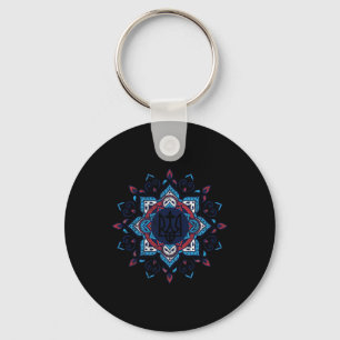 Ukrainian American Vintage Tryzub Support Ukraine  Key Ring