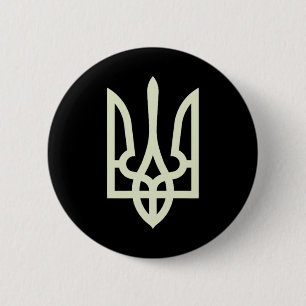 Ukrainian Army Shirt Volodymyr Zelenskyy Shirt Ukr 6 Cm Round Badge