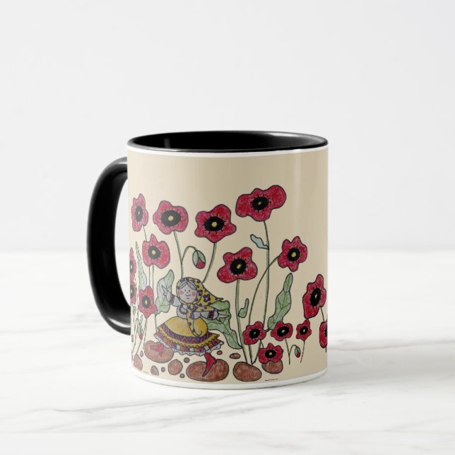 Ukrainian Baba  Mug (Front Left)