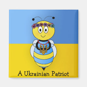 Ukrainian Bee Series Magnet