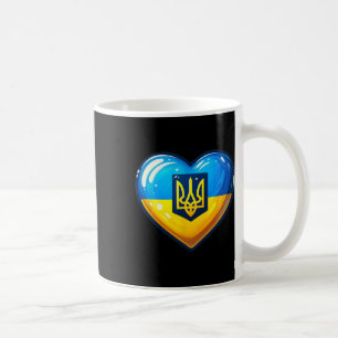 Ukrainian Bynner Fan Ukraine Flag Art Cute Heart Coffee Mug