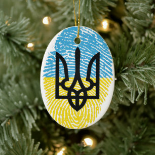 Ukrainian Ceramic Tree Decoration