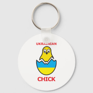 Ukrainian Chick Key Ring