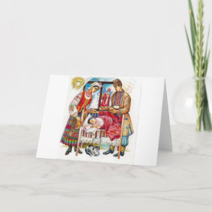 Ukrainian Christmas Day Holiday Card