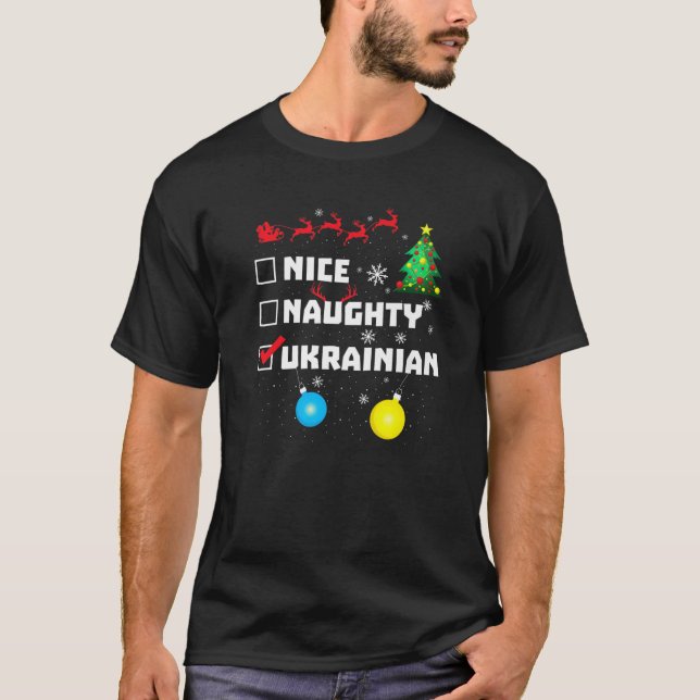 Ukrainian Christmas Gifts T-Shirt (Front)