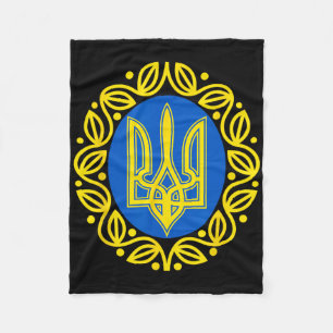 Ukrainian Coat Of Arms 1 Fleece Blanket