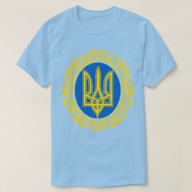 Ukrainian Coat of Arms T-Shirt (Design Front)