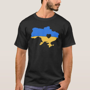 Ukrainian Country Love Heart Landscape Ukraine T-Shirt