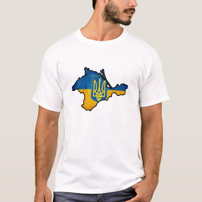 Ukrainian Crimea Men's Tshirt (Front)